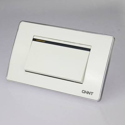 正泰NEW5F幻銀118型二位一開雙控大翹板開關(guān) 電玩口袋的墻壁美學與實用之選